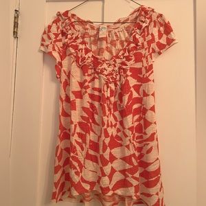 Brand New Anthropologie Women’s XL short sleeve shirt
